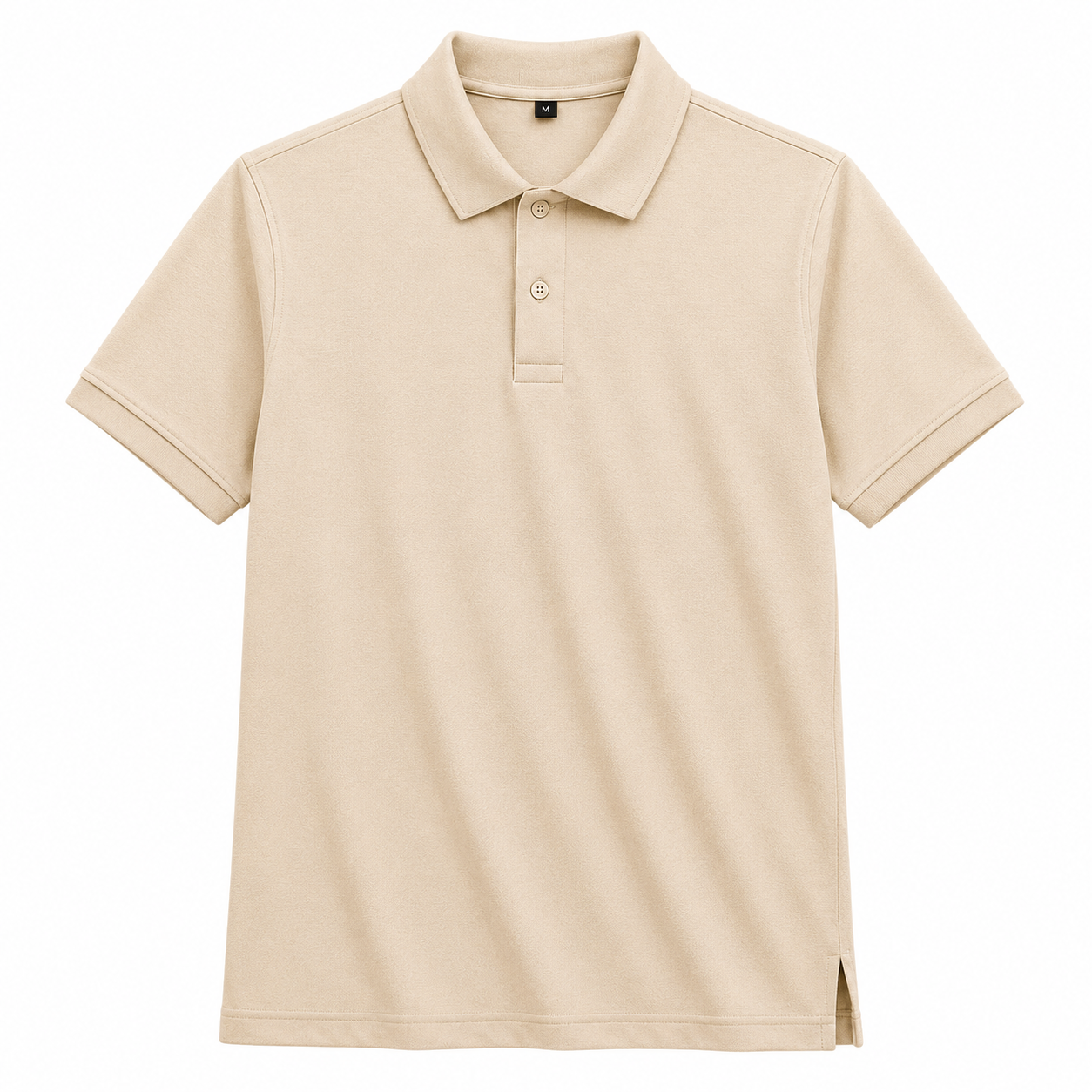 Beige Polo T-Shirt - Image 2
