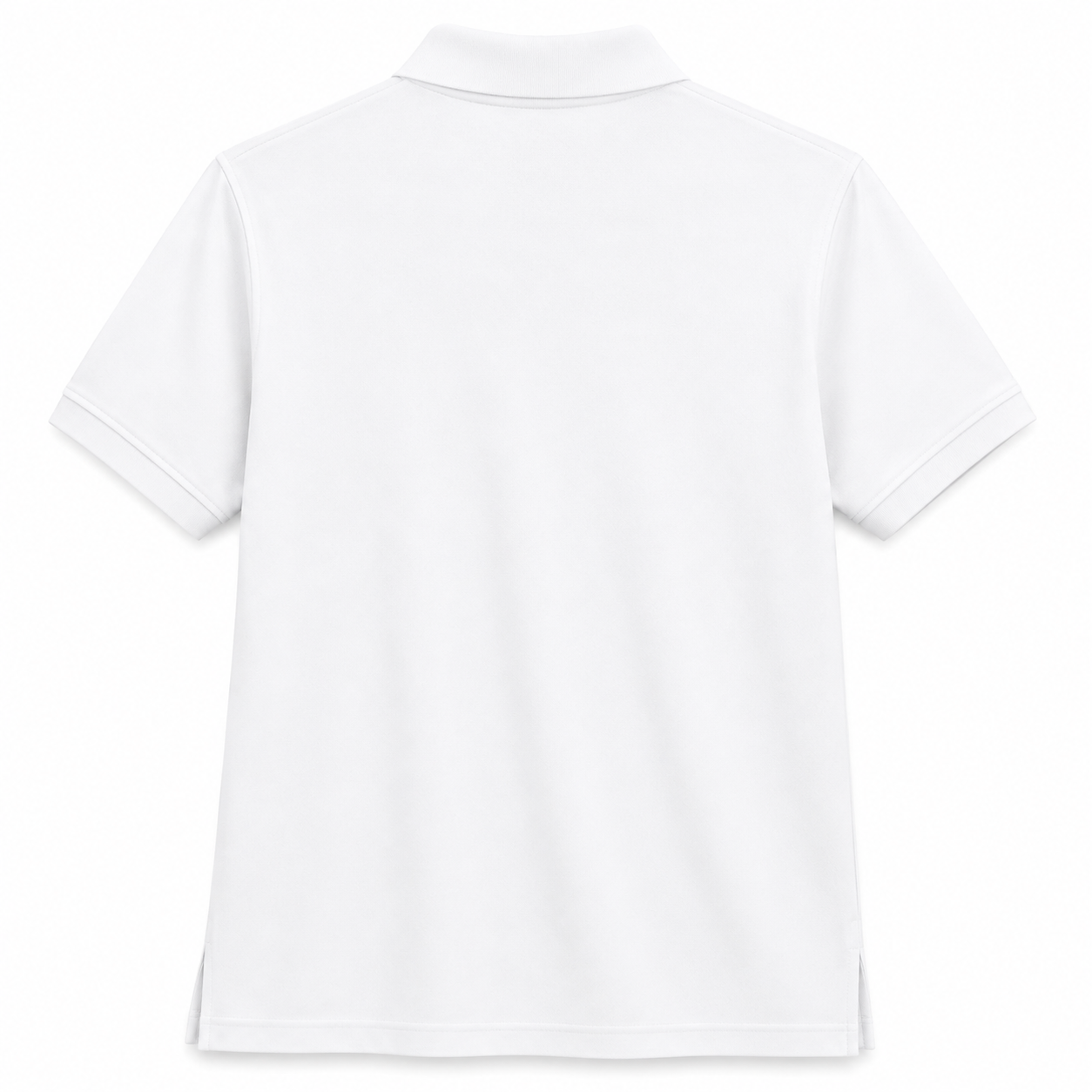 White Polo T-Shirt - Image 2